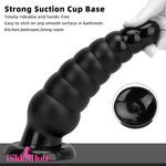 10.63in Realistic Big Silicone Black Dildo Butt Plug For G-spot Simulation Dildos Hub