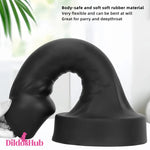 10.63in 12.6in 13.77in Silicone Big Soft Curved Black Dildo Women Sex Toy Dildos Hub
