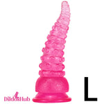 6.02in 7.05in 8.26in Tentacle Octopus Wide Animal Dildo With Suction Cup - Dildos Hub