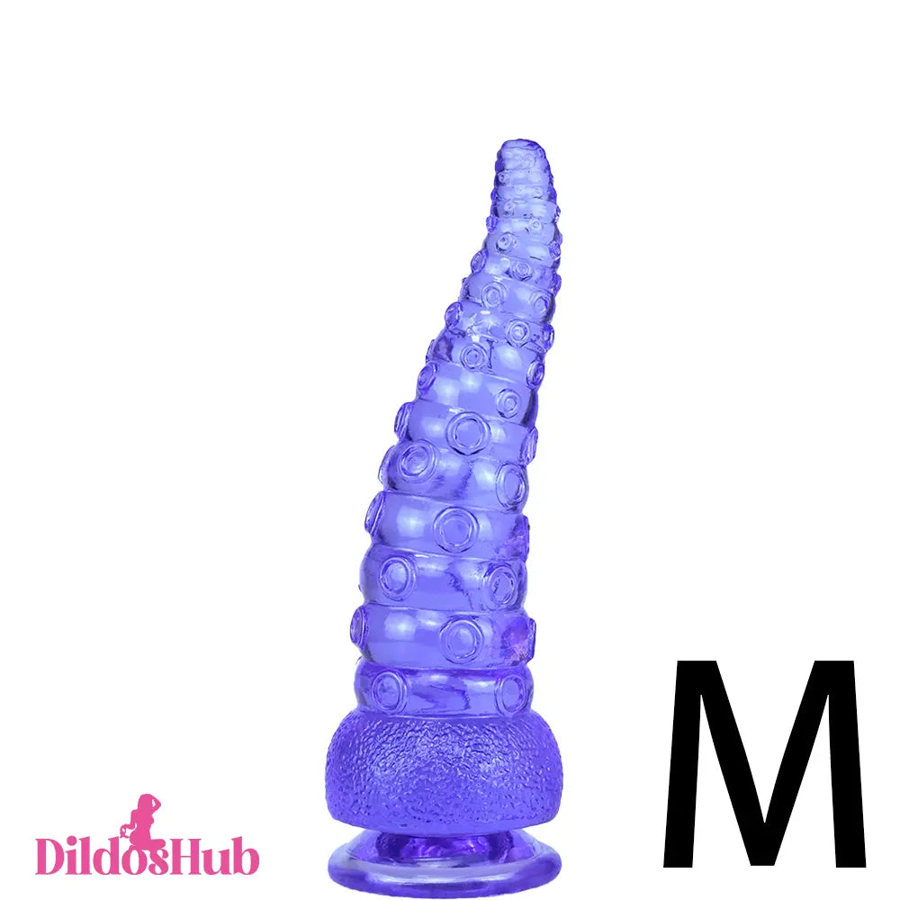 6.02in 7.05in 8.26in Tentacle Octopus Wide Animal Dildo With Suction Cup - Dildos Hub