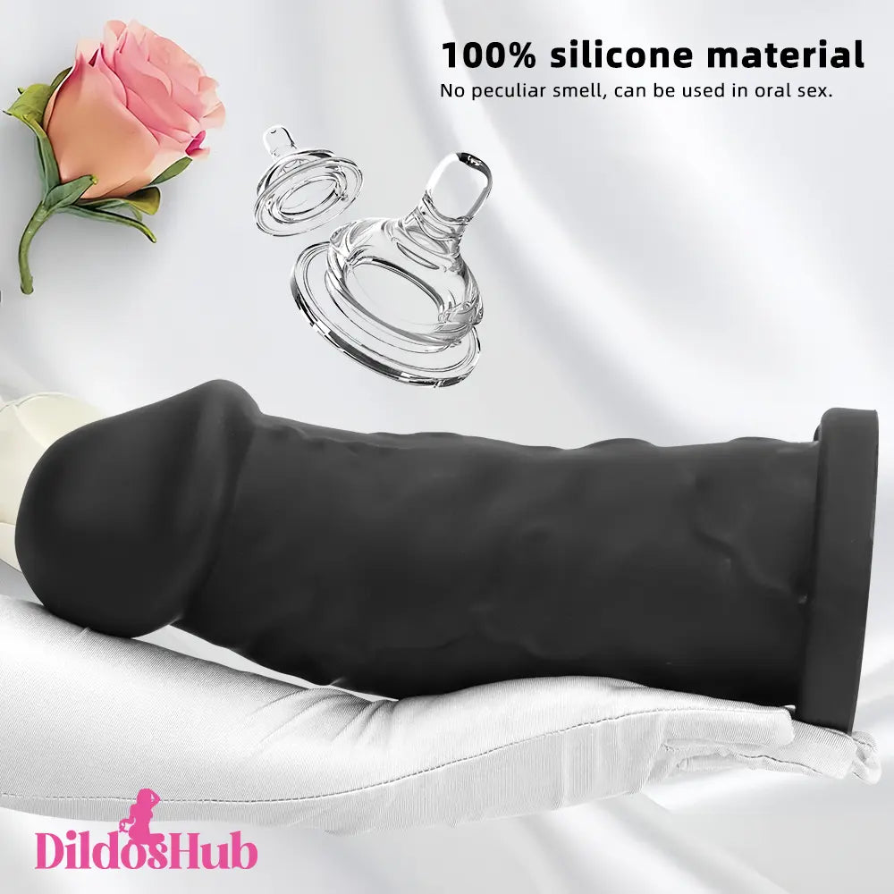 9.25in 11.02in 12.2in Super Big Silicone Soft Mushroom Head Anal Dildo Dildos Hub