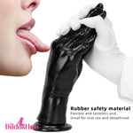 6.3in 8.66in 11.02in Women Men Big Black Thick Hands Fisting Dildo - Dildos Hub