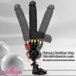 7.87in Cat Warming Thrusting Vibrating Remote Dildo Fucking Machine Dildos Hub