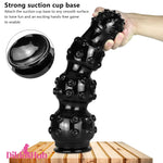 12.99in Big Long Thick Spiked Butt Plug Dildo For G-Spot Stimulation - Dildos Hub