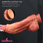 26.18in Realistic Super Long Huge Thick Soft Fat Big Penis Dildo Anal Toy Dildos Hub