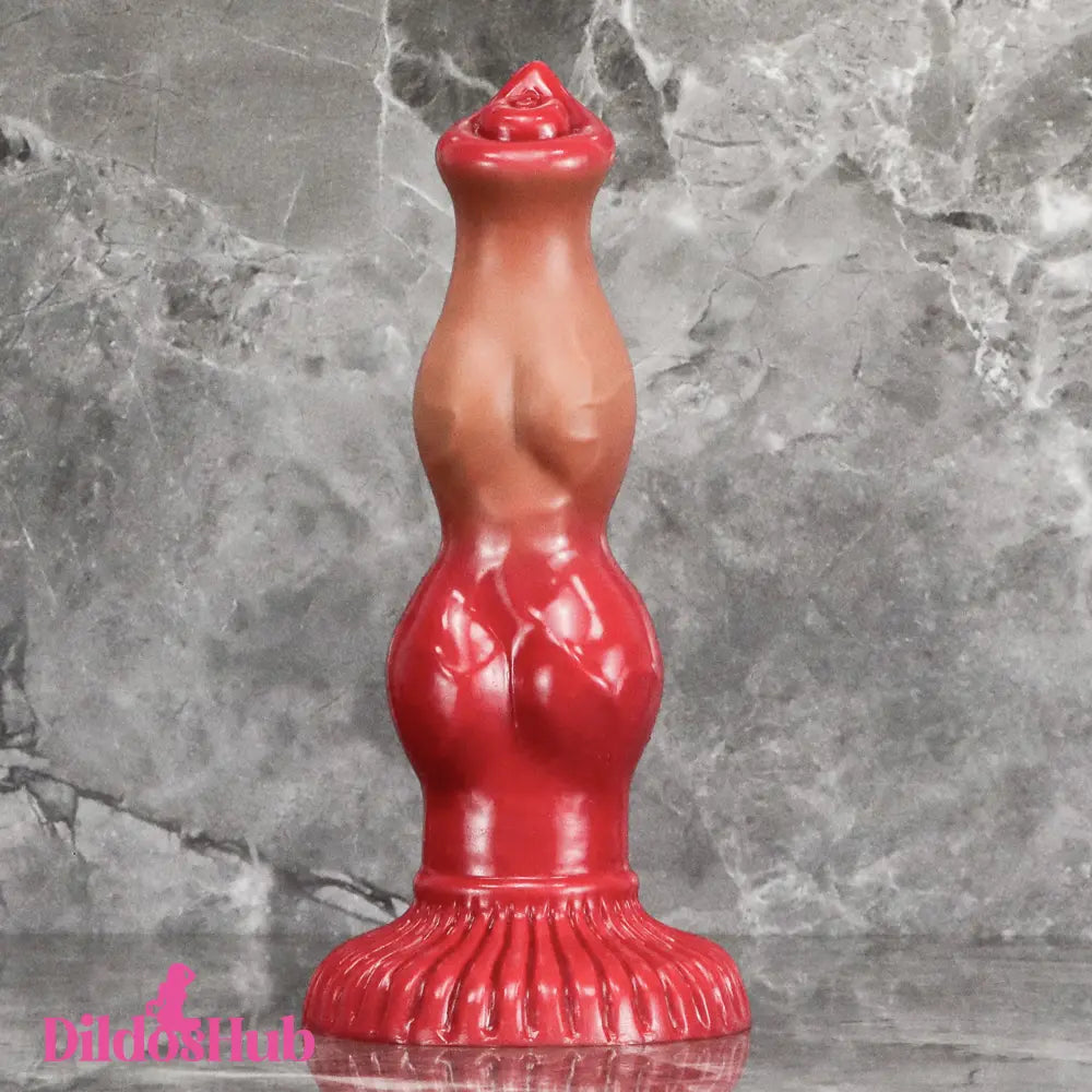 6.69in 7.48in 9.06in Silicone Fantasy Animal Dog Soft Cock Dildo Adult Toy Dildos Hub