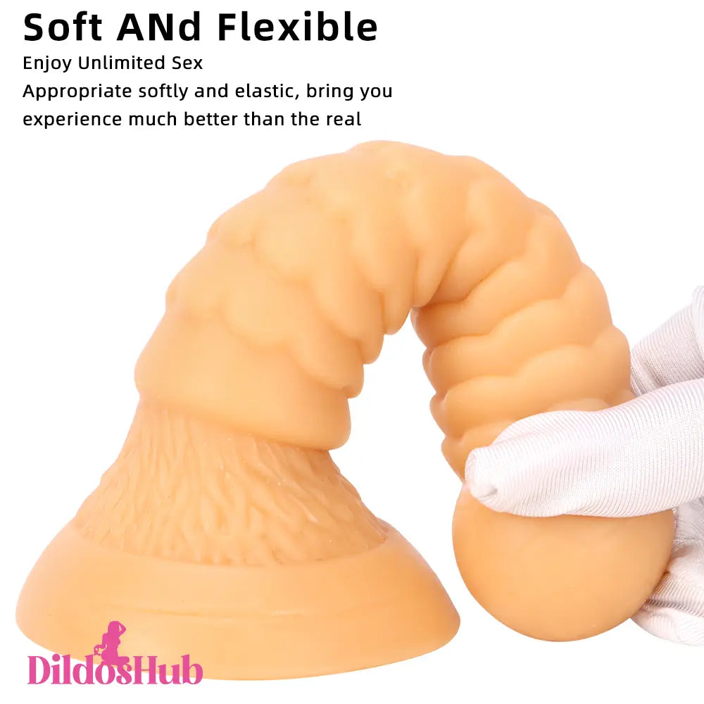 7.08in Fantasy Women Men Dildo Adult Sex Toy For Anal Prostate Massager - Dildos Hub