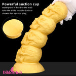14.37in Large Soft Long Fantasy Silicone Scary Skull Dildo Women Toy Dildos Hub