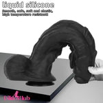 11.41in 12.6in 15in Super Big Silicone Soft Black Fantasy Dildo For Adults Dildos Hub