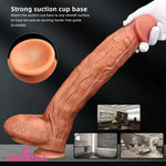 17in Super Large Long Silicone Soft Dual Density Anal Women Men Dildo Dildos Hub