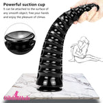 13in Big Long Black Fantasy Dildo For Prostate Massager Sex Toy - Dildos Hub