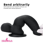 7.87in Silicone Soft Mixed Color Dog Cock Dildo For Vaginal Masturbator - Dildos Hub