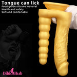 8.07in Silicone Big Soft Dildo Double Heads Dildo Butt Plug For G-spot Sex Dildos Hub