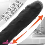 8.85in Elephant 3in1 Heating Thrusting Vibrating Remote Prostate Dildo Dildos Hub