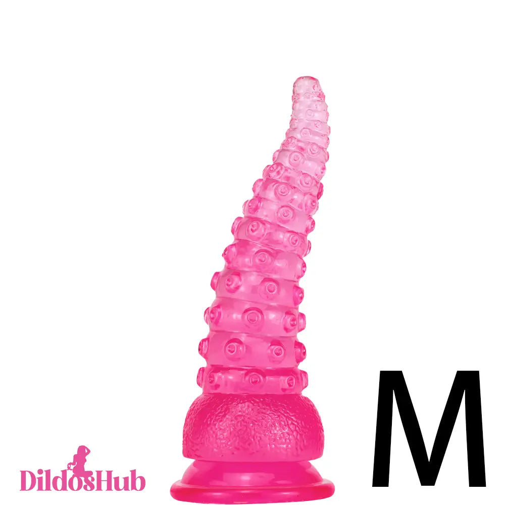 6.02in 7.05in 8.26in Tentacle Octopus Wide Animal Dildo With Suction Cup - Dildos Hub
