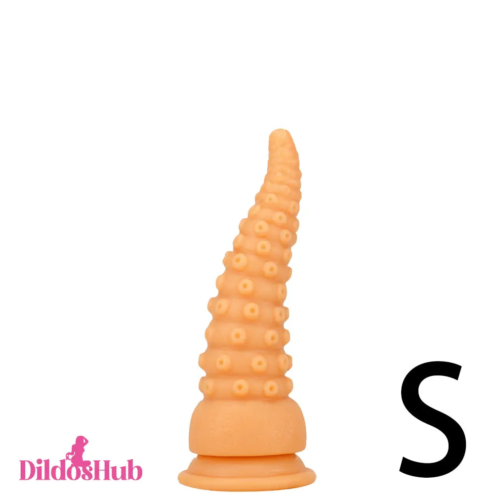 6.02in 7.05in 8.26in Tentacle Octopus Wide Animal Dildo With Suction Cup - Dildos Hub