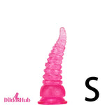 6.02in 7.05in 8.26in Tentacle Octopus Wide Animal Dildo With Suction Cup - Dildos Hub