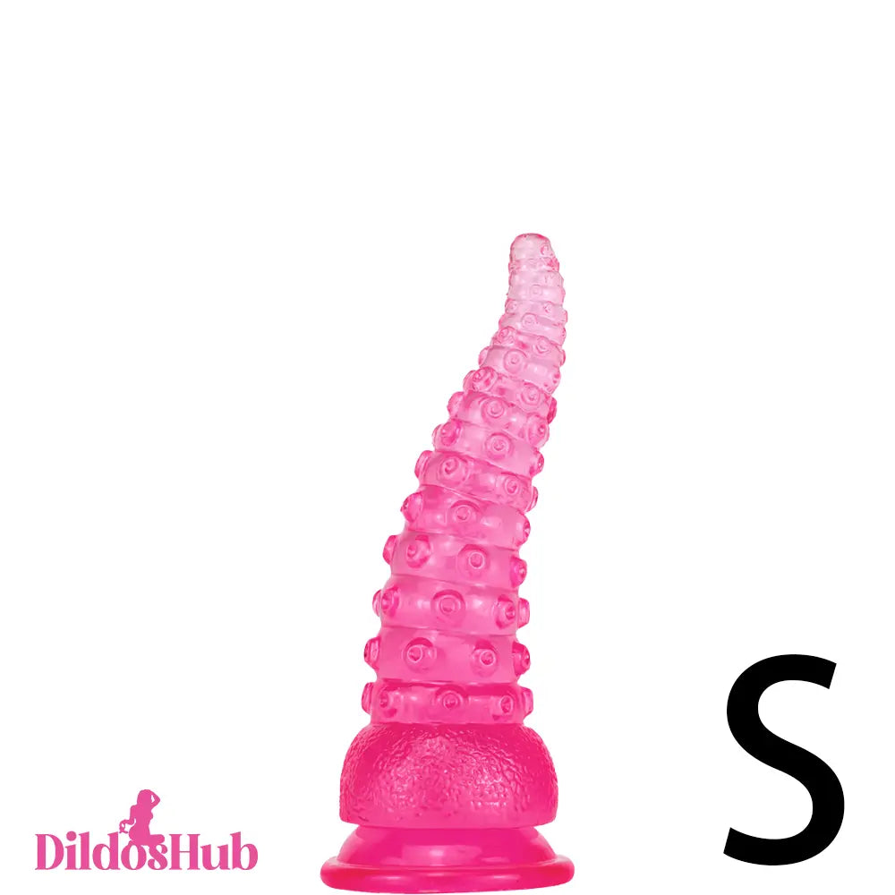 6.02in 7.05in 8.26in Tentacle Octopus Wide Animal Dildo With Suction Cup - Dildos Hub