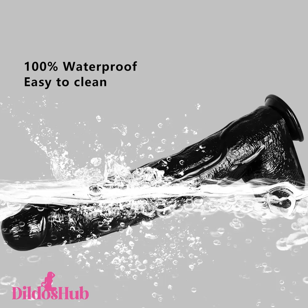 16.53in Big Black Thick Wide Real Long Dildo For G-Spot Stimulation - Dildos Hub