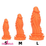 7.87in 10.43in 12.6in Fantasy Silicone Soft Big Animal Dragon Women Dildo Dildos Hub