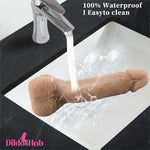 7.08in Silicone Soft Real Dildo For Anal Vaginal Stimulation Sex Orgasm - Dildos Hub