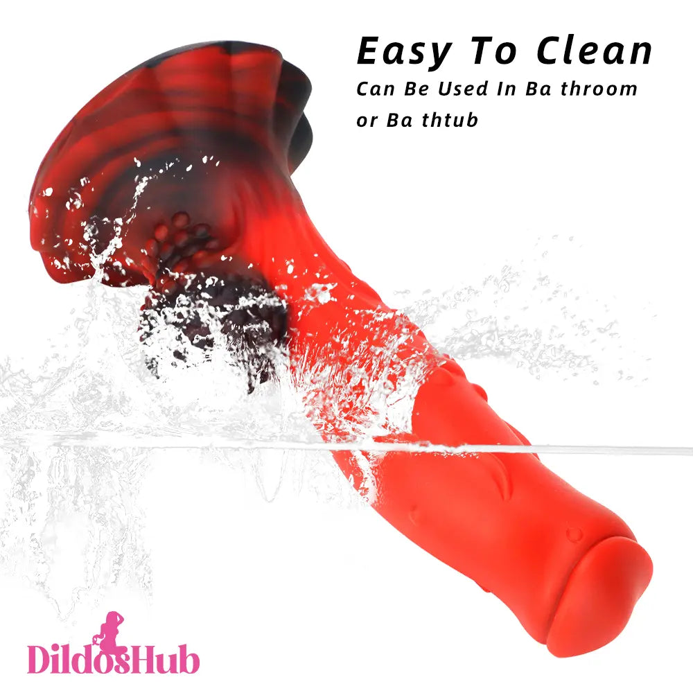 8.66in Kangaroo Animal Silicone Odd Soft Big Dildo For G-Spot Intense - Dildos Hub