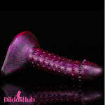 7.6in Soft Silicone Fantasy Spiked Powerful Suction Cup Dildo Anal Sex Toy - Dildos Hub