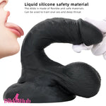 7.48in Big Suction Cup Silicone Soft Mixed Color Dildo Anal Sex Toy - Dildos Hub