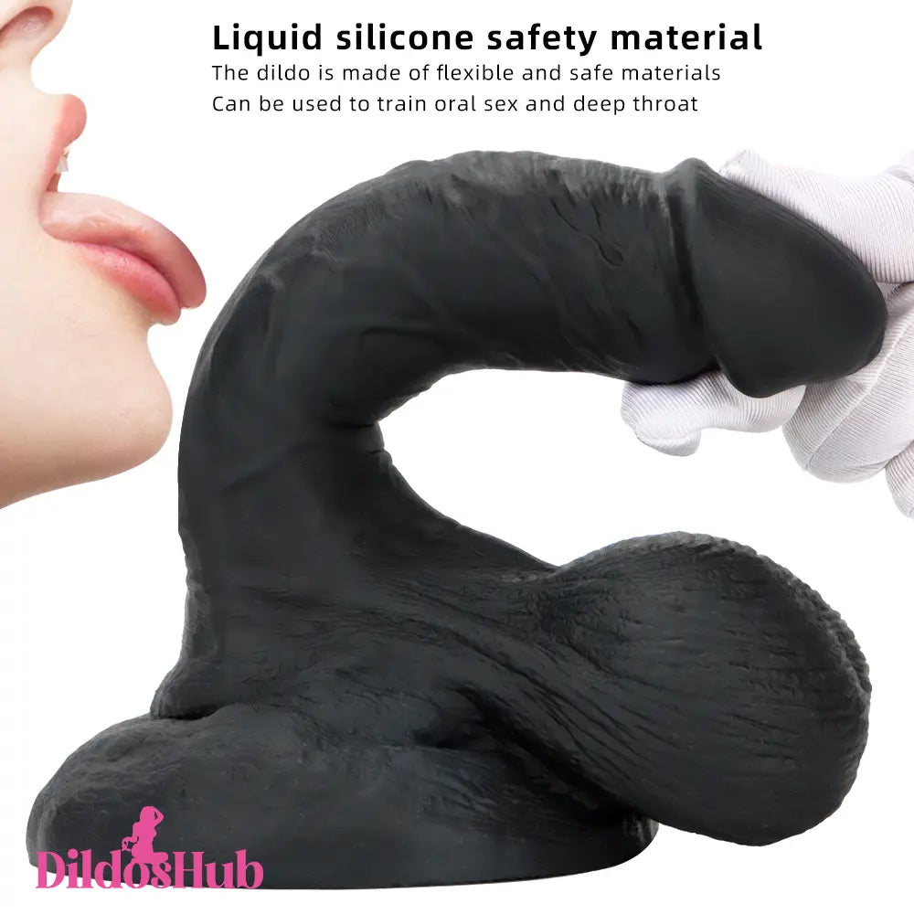 7.48in Big Suction Cup Silicone Soft Mixed Color Dildo Anal Sex Toy - Dildos Hub
