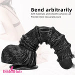 9.25in 9.64in 11.02in Big Black Animal Horse Cock Suction Cup Dildo - Dildos Hub