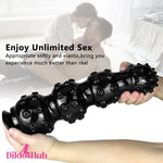 12.99in Big Long Thick Spiked Butt Plug Dildo For G-Spot Stimulation - Dildos Hub