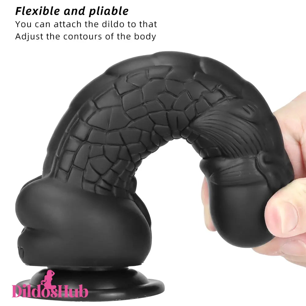 7.87in Silicone Dual Density Odd Feeling Soft Dildo For G-Spot Intense - Dildos Hub