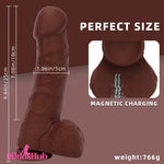 9.84in Real Remote Control Auto Heating Thrusting Vibrating Anal Dildo Dildos Hub