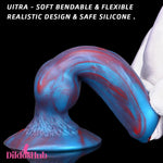3.81in Mini Soft Silicone Lifelike Animal Dog Knotted Dildo For Beginners - Dildos Hub