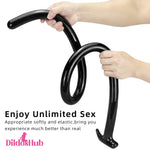 42.12in Big Super Long Black Real Feeling Dildo For Vagina Clitoris Sex - Dildos Hub