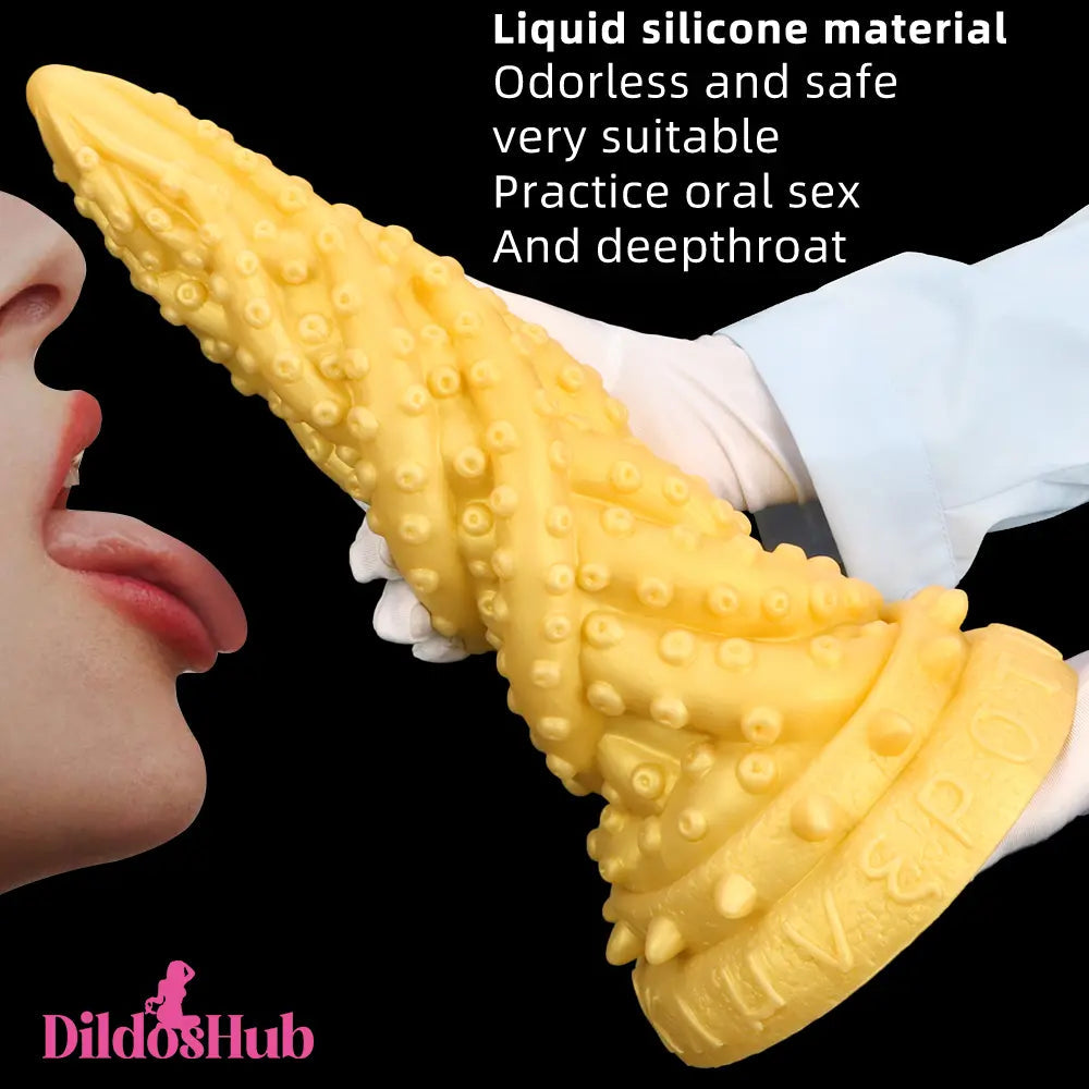 15in Large Soft Silicone Fantasy Thick Octopus Long Dildo Women Sex Toy Dildos Hub