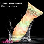 9.44in Fantasy Mixed Color Silicone Soft Big Dildo Sex Toy For Women Sex Dildos Hub