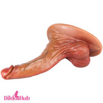8.07in 9.25in Soft Liquid Silicone Big Real Feeling Clitoris Lifelike Dildo Dildos Hub