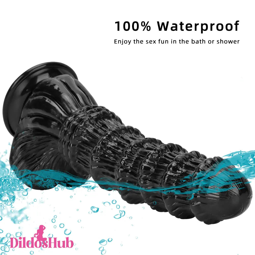 9.25in 9.64in 11.02in Big Black Animal Horse Cock Suction Cup Dildo - Dildos Hub