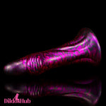 4.56in Soft Silicone Fantasy Finger Dildo With Sucker Hands-Free Play - Dildos Hub