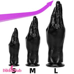 6.3in 8.66in 11.02in Women Men Big Black Thick Hands Fisting Dildo - Dildos Hub