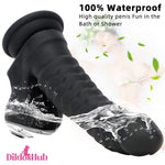 8.07in Big Fantasy Double Layer Silicone Soft Scale Caterpillar Odd Dildo - Dildos Hub
