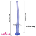 20.07in Long Huge Colorful Snake Dildo For Anal Sex Vaginal Masturbator - Dildos Hub