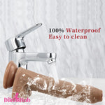 8.66in Silicone Big Soft Uncut Dildo For Vagina Anal Clitoris Stimulator - Dildos Hub