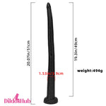 20.07in Long Huge Colorful Snake Dildo For Anal Sex Vaginal Masturbator - Dildos Hub
