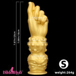 7.87in 10.82in 14in Thick Large Silicone Soft Hands Fist Vagina Male Dildo Dildos Hub