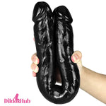 18in Big Long Dual Penetration Dildo For G-Spot Lesbian Stimulation - Dildos Hub