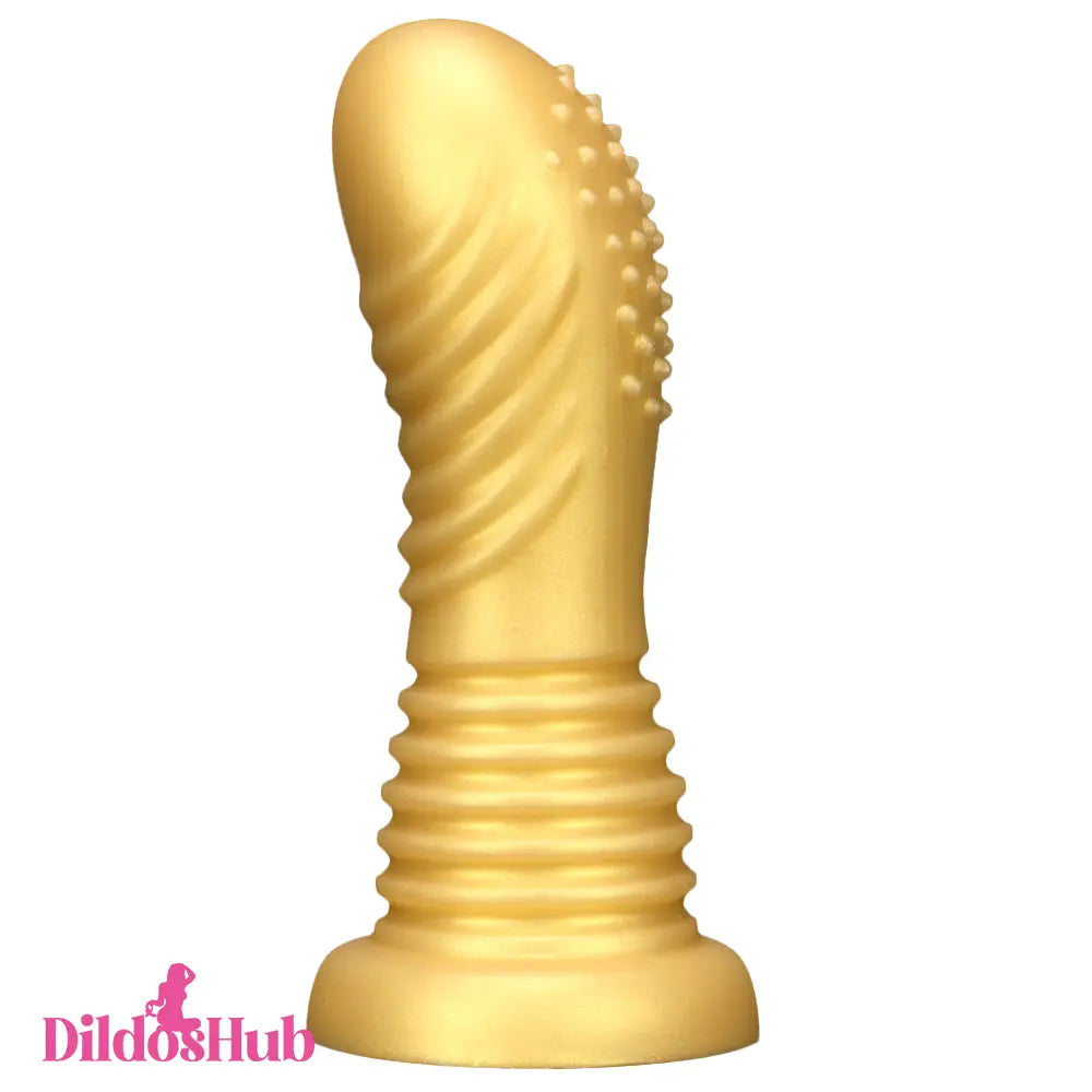7.08in Premium Soft Liquid Silicone Thick Spiked Anal Butt Plug Dildo Dildos Hub