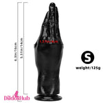 6.3in 8.66in 11.02in Women Men Big Black Thick Hands Fisting Dildo - Dildos Hub
