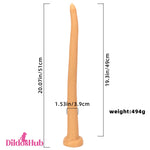 20.07in Long Huge Colorful Snake Dildo For Anal Sex Vaginal Masturbator - Dildos Hub